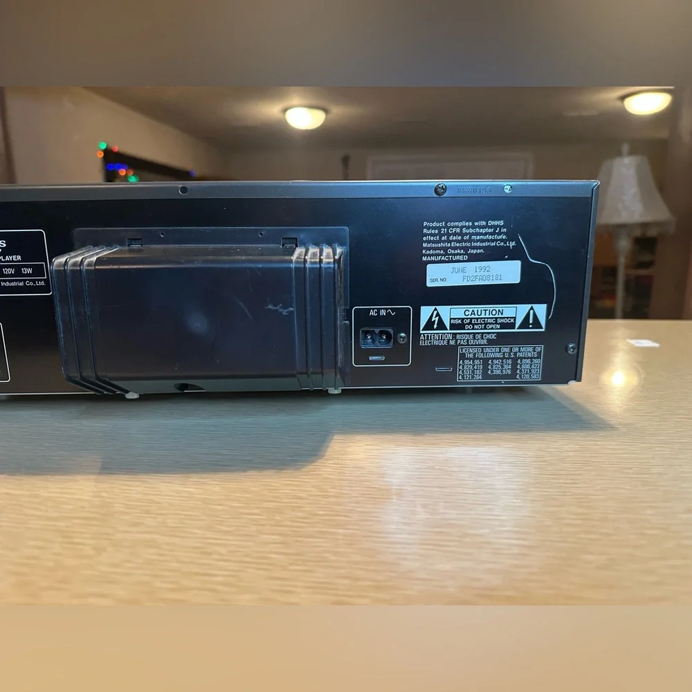 Technics SL-PD627 Compact Disc Changer - 5 Disc -  Black - Tested *NEW BELTS* - Picture 9 of 9